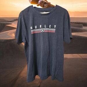 Hurley Logo Tee Size M Black (R71)